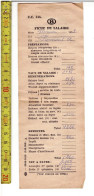 SOLDE 3212- 2  - C.C.144  FICHE DE SALAIRE (B) FEVERIR 1952 - Unclassified