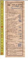 SOLDE 3212- 3  - C.C.144  FICHE DE SALAIRE (B) AOUT 1952 - Unclassified