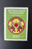 Togo 1991 Mi. 8 300F Dienstmarke Service Officiel Drapeau Fahne Flag Armoiries Coat Of Arms - Togo (1960-...)