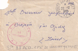 Guerre D'Algérie Tampon SP 88760 AFN Légion 1ere CC + Cachet Poste Aux Armées 1959 - Guerra D'Algeria