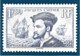 France - Phil@poste - Carte Pré-Imprimé (2024) Jacques Cartier (1534-1934) Neuf ** - Documents De La Poste