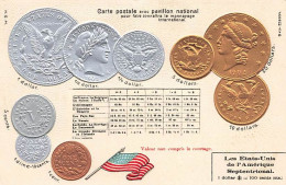 Monnaie Numismatique Gaufrée Etats-Unis Dollars Dollar USA - Monnaies (représentations)