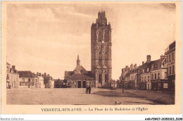 AARP5-0403  - VERNEUIL-SUR-AVRE - La Palce De La Madeleine Et L'Eglise - Verneuil-sur-Avre