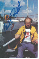 PHOTO Dédicacée Mike BIRCH - Transat En Double 1979 - Photographie