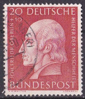 # (202) BRD 1954 Wohlfahrt: Helfer Der Menschheit (V) O/used (A5-8) - Used Stamps