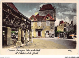 AFUP1-24-0095 - DOMME - DORDOGNE - Place De La Halle Et L'entree De La Grotte - Domme