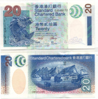 Hong Kong Standard Chartered Bank 20 Dollars 2003 P-291 UNC - Hongkong