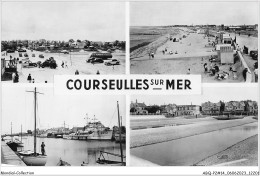ABQP2-14-0102 - COURSEULLES-SUR-MER - L'Arrivee A La Plage En Esplanade - Le Port - Courseulles-sur-Mer