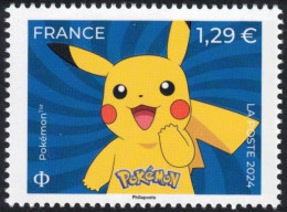 FRANCE 2024 - Pokémon -    Neuf ** - MANGA - TIRAGE EPUISE - Unused Stamps