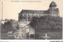 AACP6-14-0542 - PONT-L'EVEQUE - Les Bord De La Touques Et L'Eglise St-Michel - Pont-l'Evèque