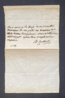 Benjamin CONSTANT – Lettre Autographe Signée – Dernières Lettres Avant De Mourir - Escritores