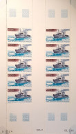 Le Norsel, Planche Complète De 10 Timbres, PA 64, Timbre TAAF, Coin Daté, Numéro Feuille - Unused Stamps