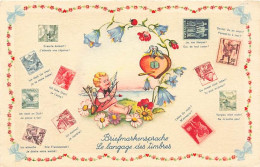 Le Langage Des Timbres Briefmarkensprache Helvetia Schweiz Suisse - Stamps (pictures)