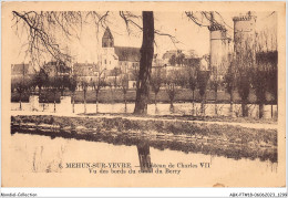 ABKP7-18-0651 - MEHUN-SUR-YEVRE - Chateau De Charles Vii - Vue Des Bords Du Canal Du Berry - Mehun-sur-Yèvre