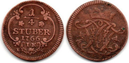 MA 32422 /  Köln - Cologne 1/4 Stuber 1766 IK TTB - Monedas Pequeñas & Otras Subdivisiones