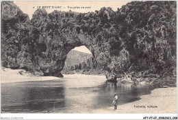 AFTP7-07-0625 - AUBENAS - Le Pont D'arc - Vue Prise Aval - Aubenas
