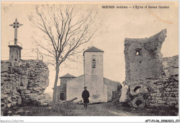 AFTP3-07-0293 - Boffres - L'église Et Ruines Féodales - Tournon