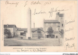 AFTP3-07-0210 - ANNONAY - La Pyramide Des Frères Montgolfier - Annonay