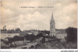 AAEP10-24-0898 - NONTRON - L'Eglise Et La Ville Haute - Nontron