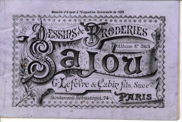 Sajou. Dessins De Broderies. Album N° 365 8 Planches D'alphabets - Advertising