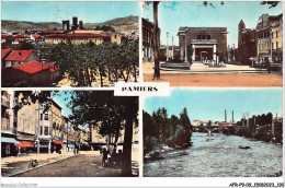 AFRP9-09-0865 - PAMIERS - Ariège - Les Trois Clochers - La Nouvelle Poste - La Place Et La Rue De La République - Pamiers