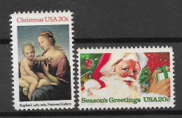 USA 1983.  Navidad Sc 2063-64  (**) - Nuovi