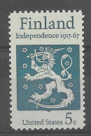 USA 1967.  Finlandia Sc 1334  (**) - Nuevos