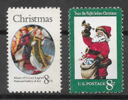 USA 1972.  Navidad Sc 1471-72  (**) - Unused Stamps