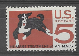 USA 1966.  Animales Sc 1307  (**) - Nuevos