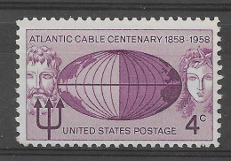 USA 1958.  Cable Telegrafico Sc 1112  (**) - Unused Stamps