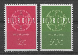 Nederland 1959.  Europa Mi 735-36  (**) - 1959