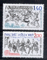 Andorra -Franc 1981 Europa Y=292-93 E=313-14 (**) - 1981