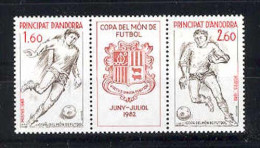 Andorra -Franc 1982 Copa Futbol Y=302-03 E=323-24 (**) - Neufs