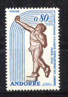 Andorra -Franc 1970 Atletismo Y=205 E=225 (**) - Unused Stamps