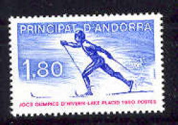 Andorra -Franc 1980 Lake Placid Y=283 E=304 (**) - Ungebraucht