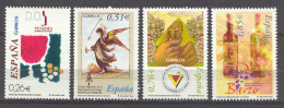 Spain 2003 - Vinos Con D.O. Ed 4015-18 (**) - Unused Stamps