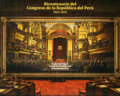 Peru - 2022 - Bicentenary Of Peru Congress - Mint Souvenir Sheet - Peru