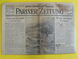 Pariser Zeitung (édition En Français) N° 15 Du 9 Avril1944 (2ème Année) Collaboration Antisémite. - War 1939-45