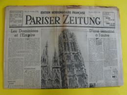 Pariser Zeitung (édition En Français) N° 18 Du 30 Avril1944 (2ème Année) Collaboration Antisémite. - War 1939-45
