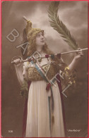 Femme Avec Une Épée Et Une Feuille De Palme - Patriottisch