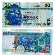 Hong Kong HSBC 20 Dollars 2007 P-207 UNC - Hongkong