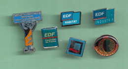 EDF *** 6 Pin's Differents *** WW05 (21-1) - EDF GDF