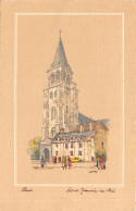 75-PARIS 6e-SAINT GERMAIN DES PRES-ILLUSTRATION-N°6032-D/0173 - Paris (06)