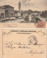 1901 PALLANZA LAGO MAGGIORE ANNULLO NATANTE ARONA LOCARNO - Verbania