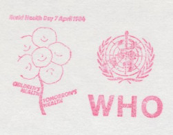 Meter Cut Denmark 1984 World Health Day - WHO - United Nations - Other & Unclassified