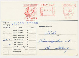 Meter Card Netherlands 1963 Coal Stove - Coal Kit - Order List - Sonstige & Ohne Zuordnung