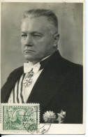 X0135 Latvia, Lettland,maximum 16.1.1939 Riga, 20th Founding Of The State, Janis Balodis, General - Lettonie
