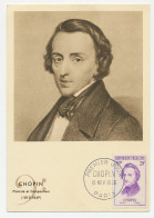 Maximum Card France 1956 Frederic Chopin - Composer - Musik