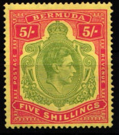 Bermuda 113 B Mit Falz König George VI. #NB082 - Otros - América