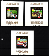 Togo Block 70-72 B Postfrisch Medaillengewinner München 1972 #NB108 - Togo (1960-...)
